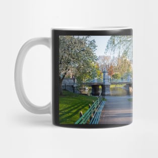 The Boston Public Garden in the Spring Boston MA Mug